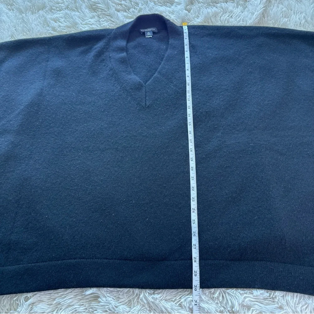 Banana Republic 100% Cashmere Black Poncho Size XL